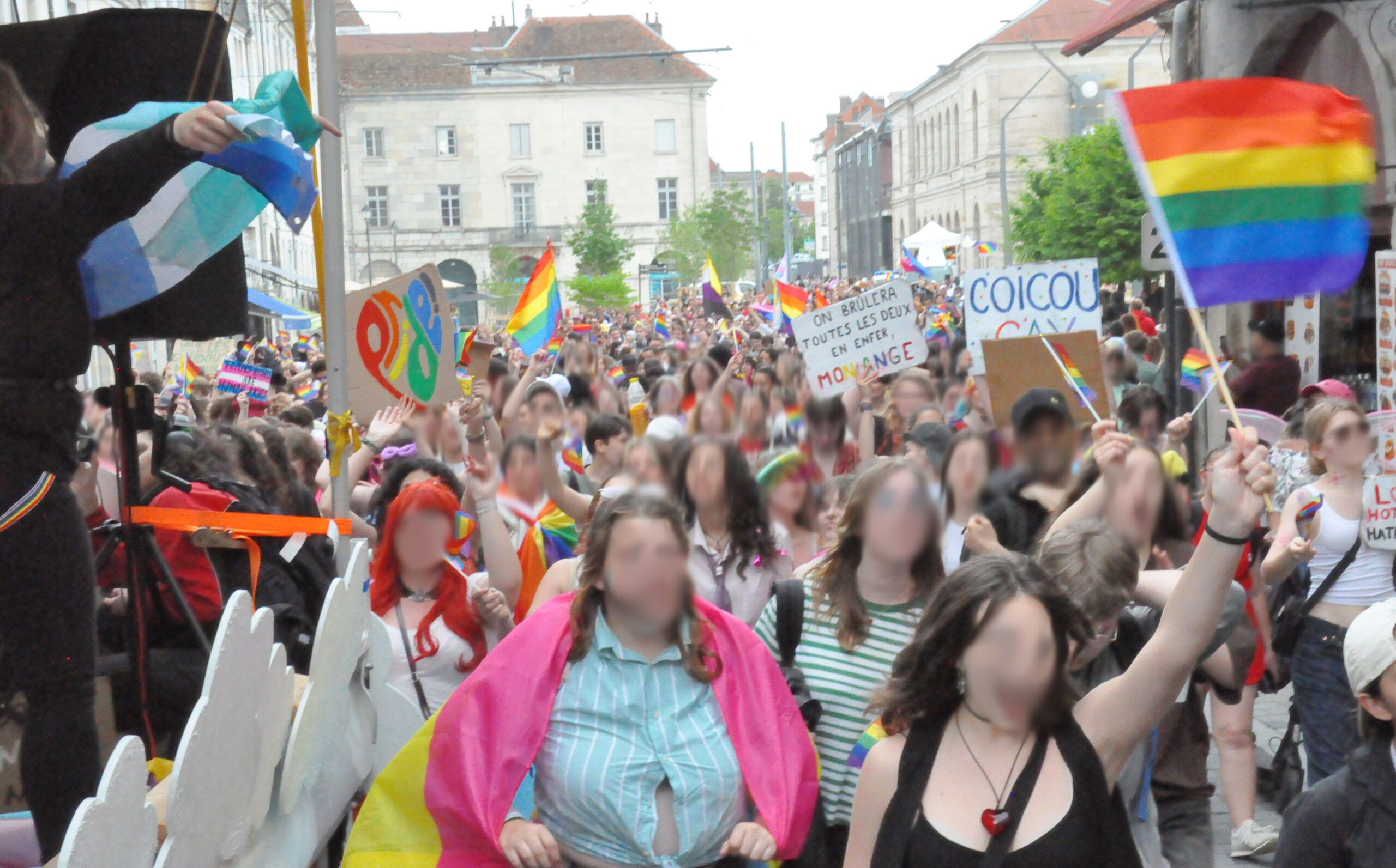 Avec 1 000 participant·e·s à Besançon, la marche des fiertés confirme son succès