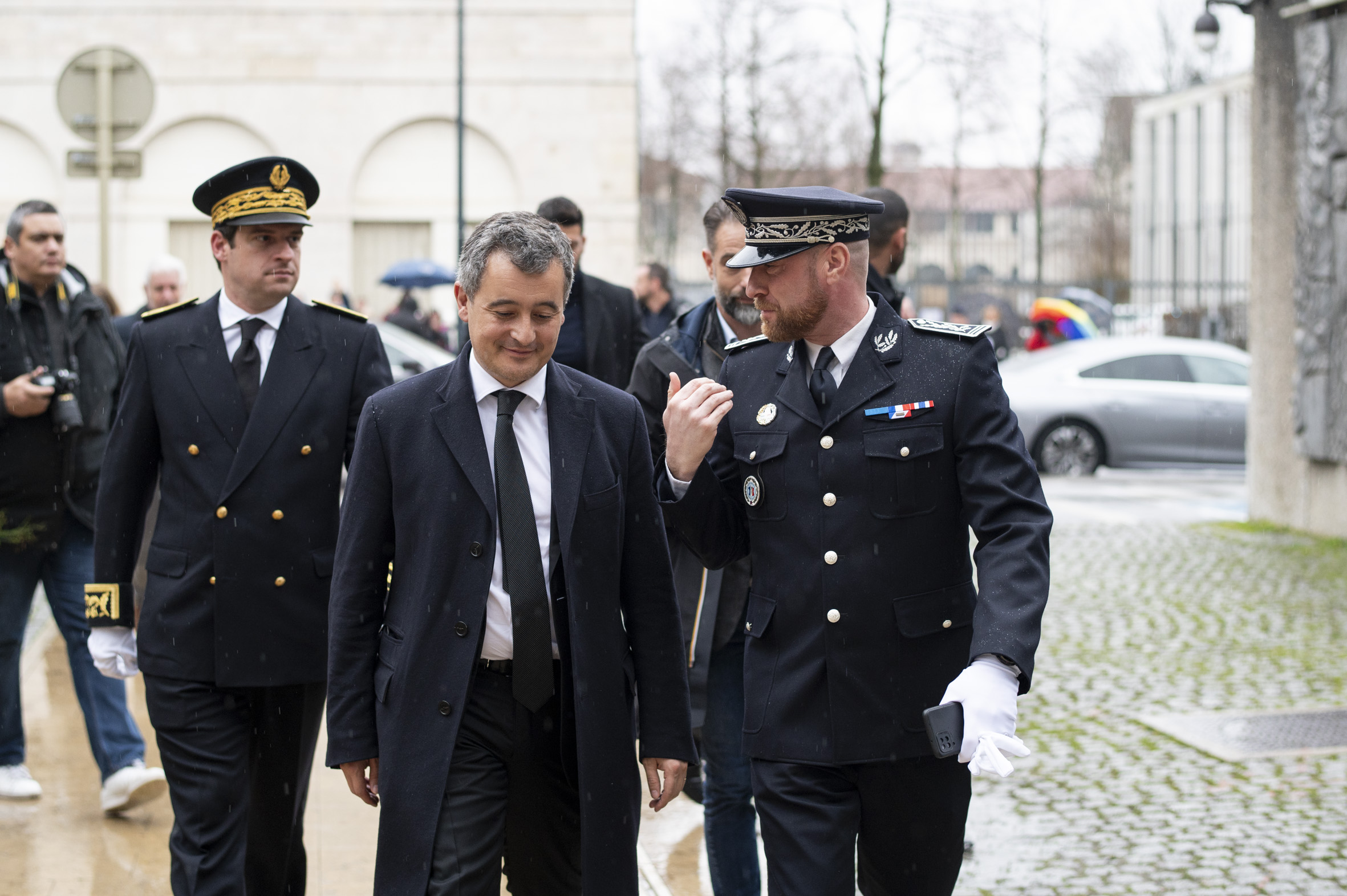 France Minister Of The Interior Visits Besancon