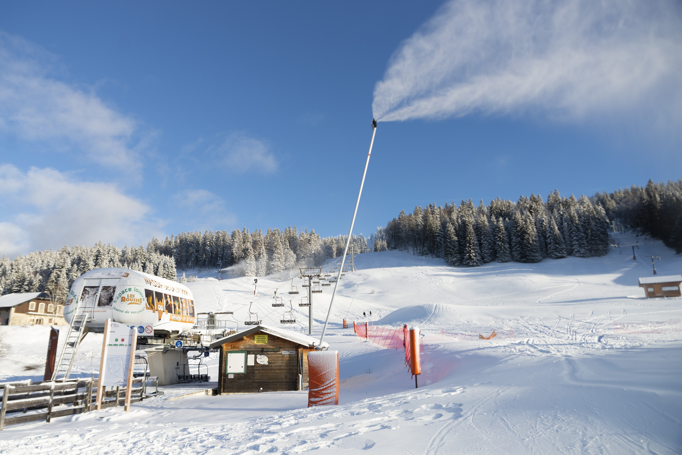 France Illustration Of The Closed Jura Sur Leman Ski Area