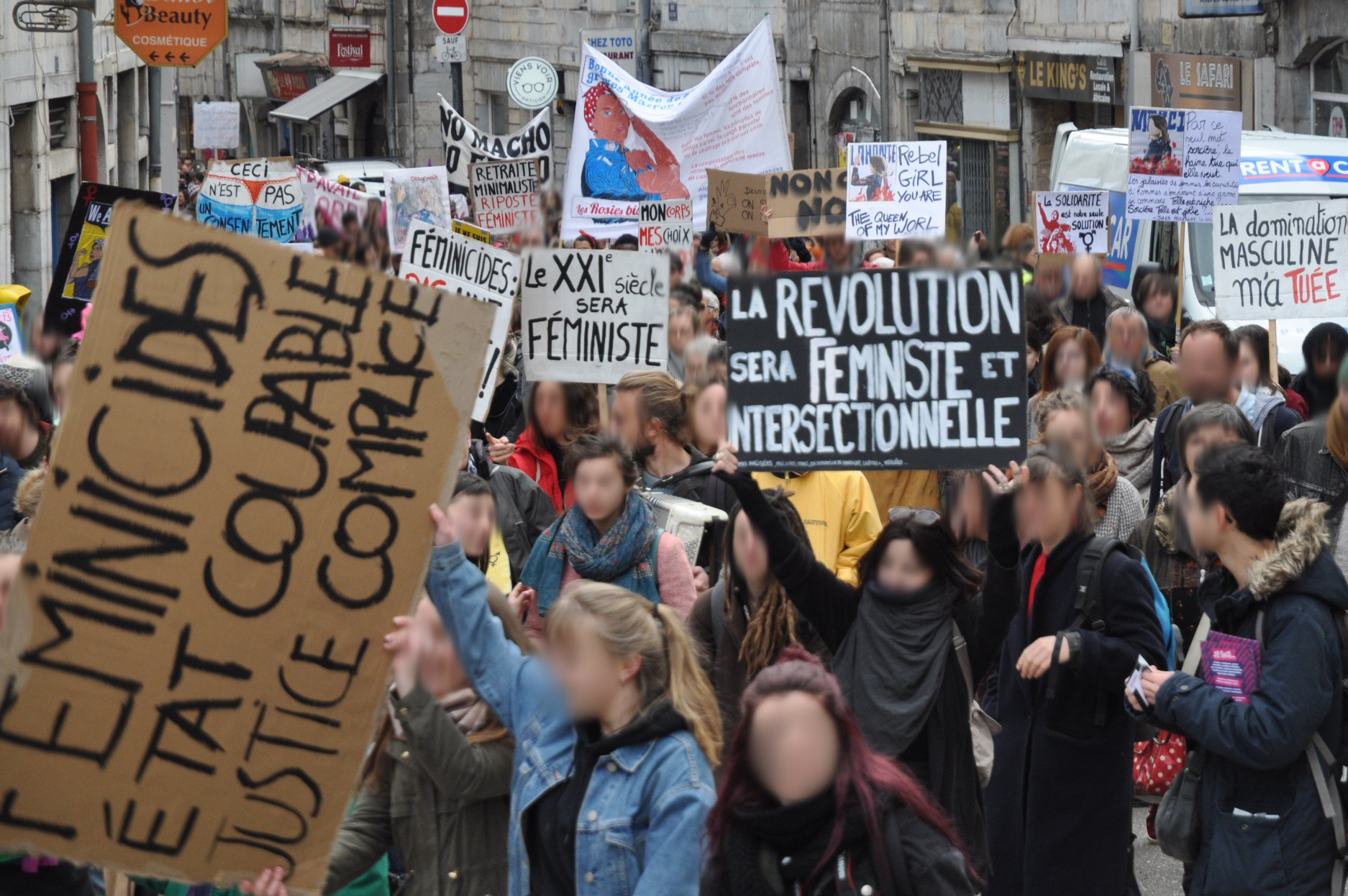 Manif' Féministe 07 03 2020 Besançon