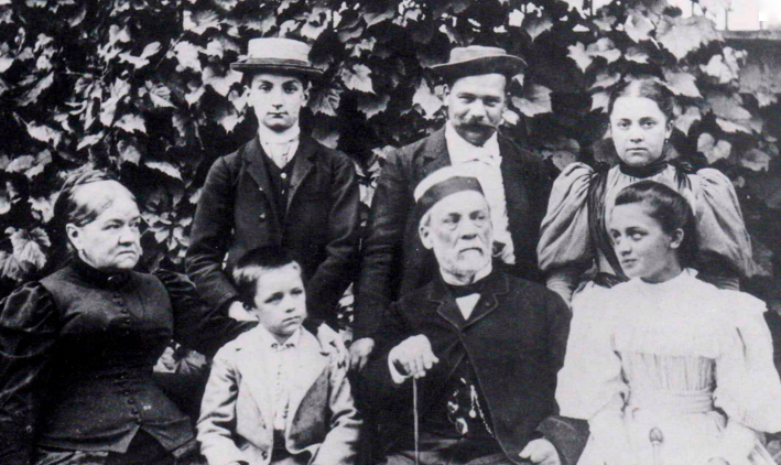 Louis Pasteur, René Vallery Radot And Their Families