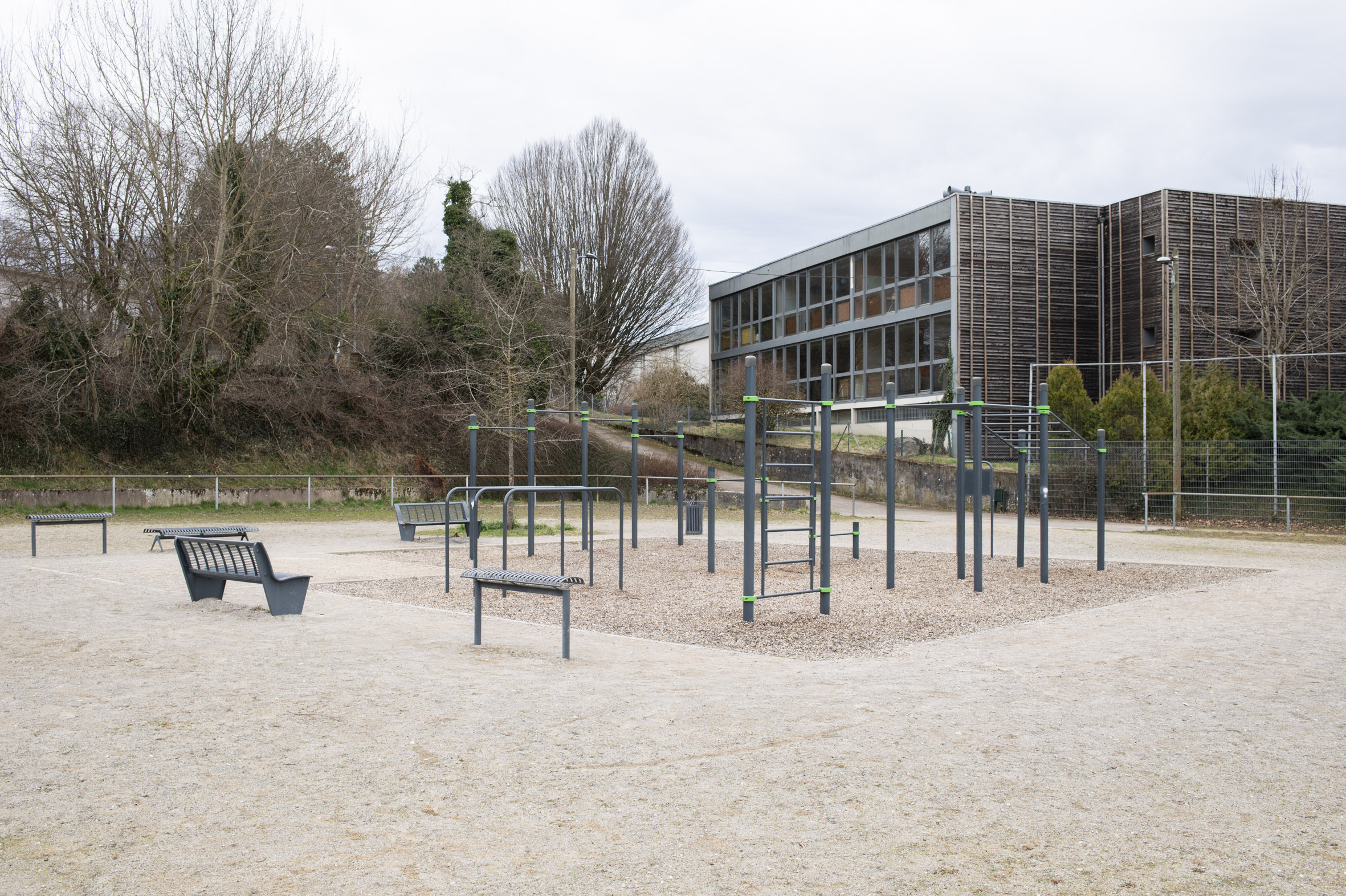 Espace de musculation en plein air